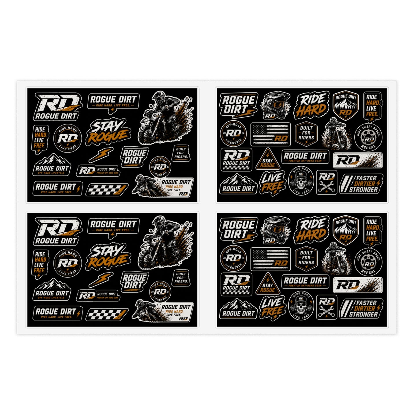 Rogue Dirt Off-Road Sticker Pack