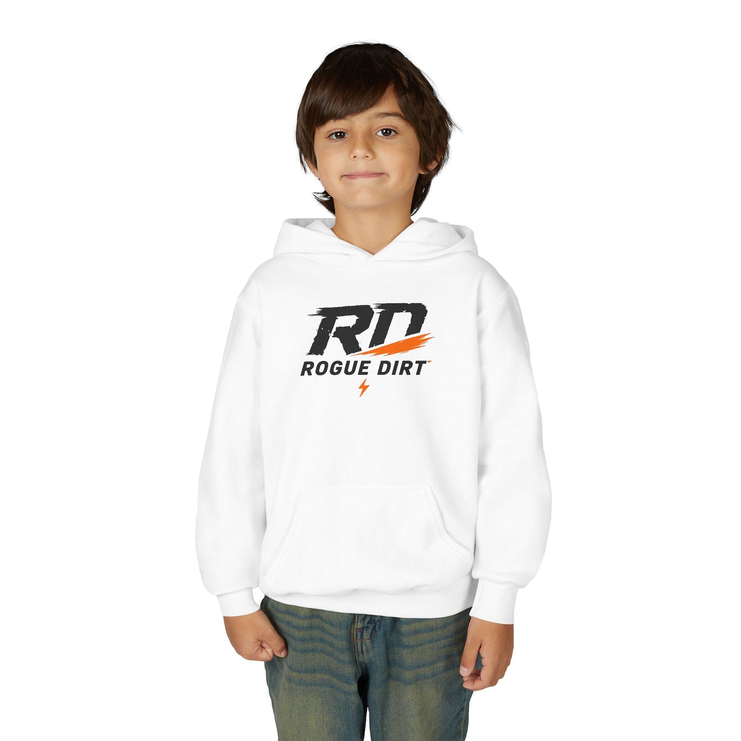 ⚡ BORN TO RIDE KIDS HOODIE – WHITE EDITION ⚡