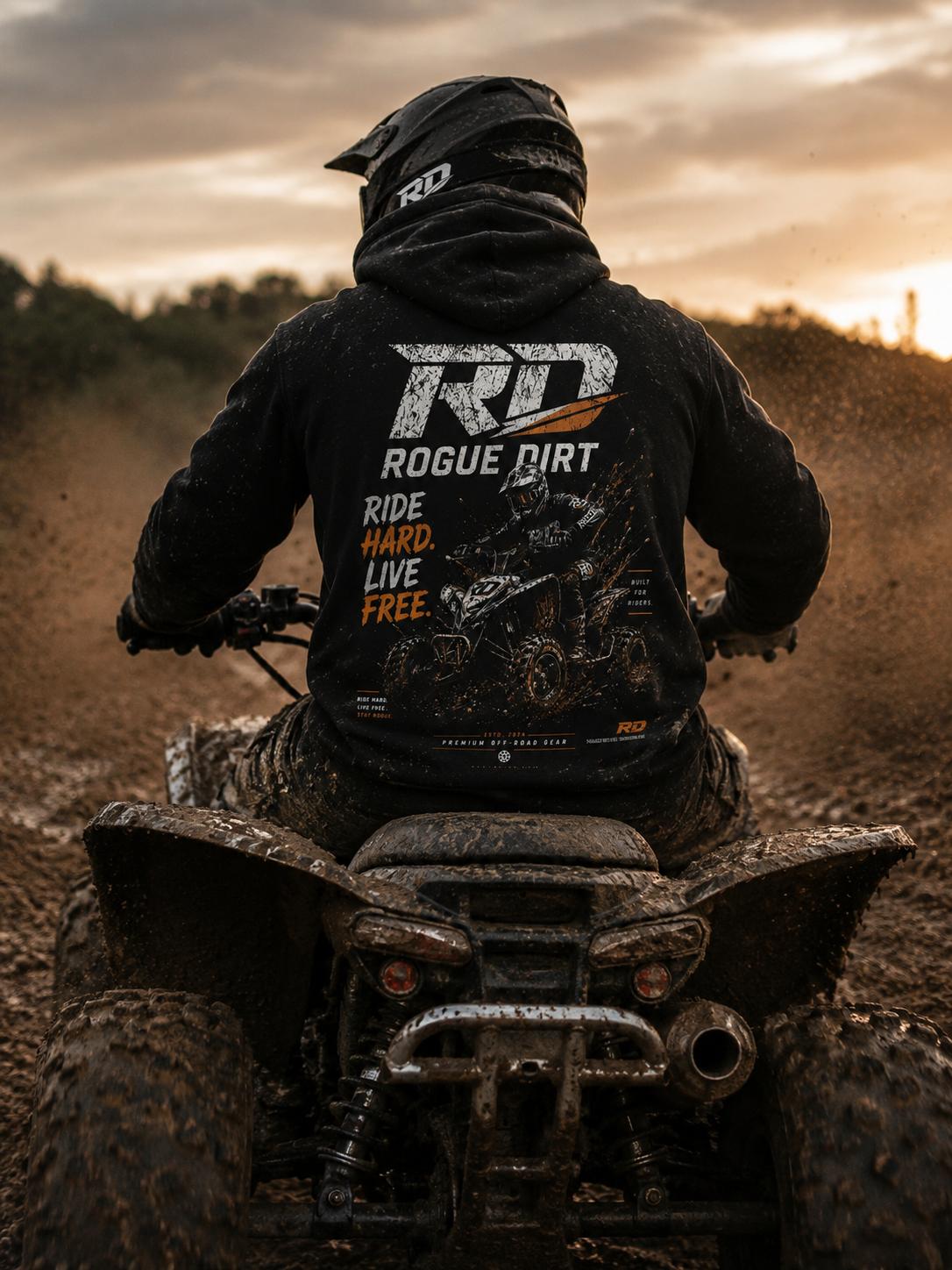 Rogue Dirt Quad Edition Hoodie – Ride Hard Collection
