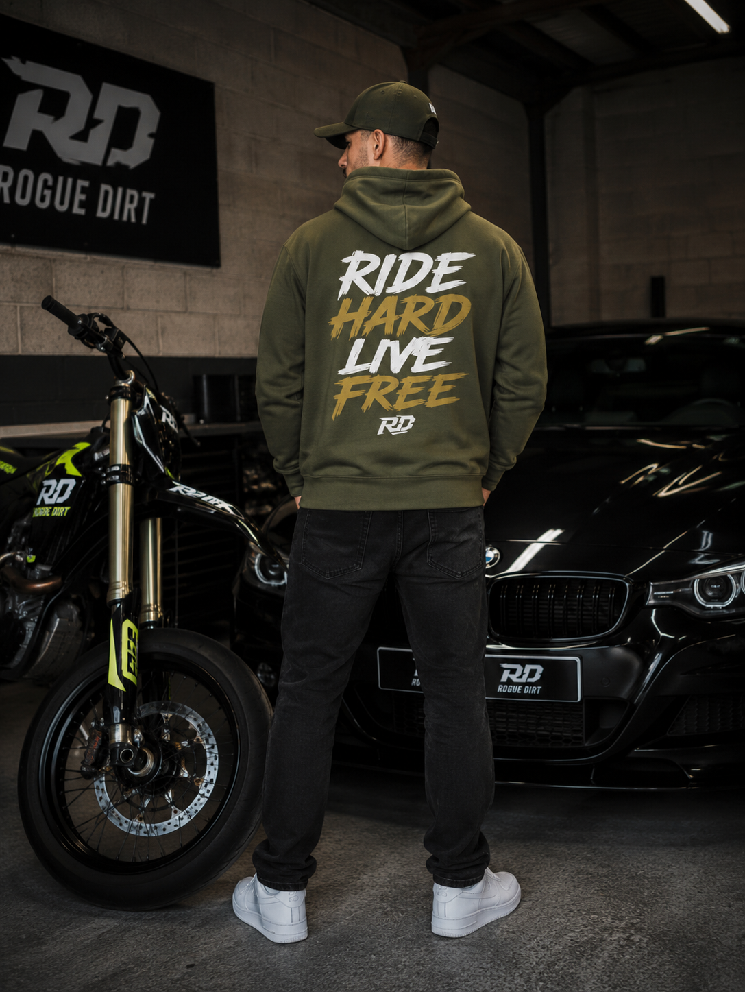 ROGUE DIRT – Ride Hard Live Free Hoodie
