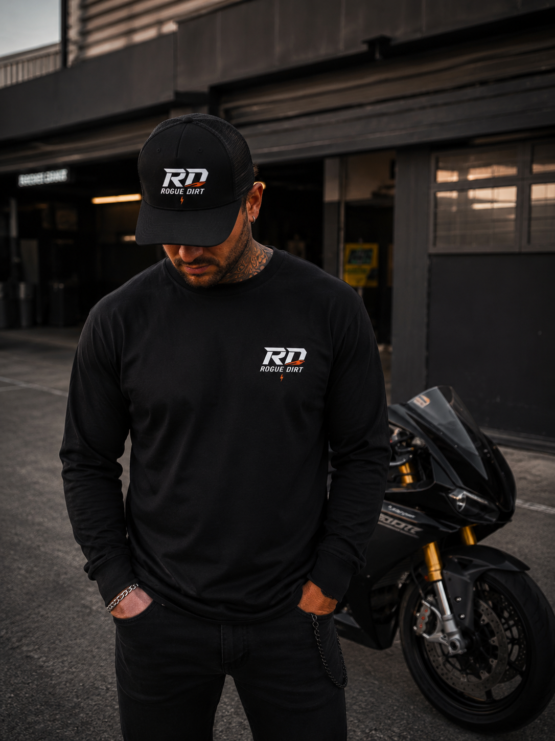 Rogue Dirt Ride Hard Crewneck