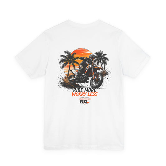 Rogue Dirt® Summer Edition – Ride More Worry Less Motocross T-Shirt