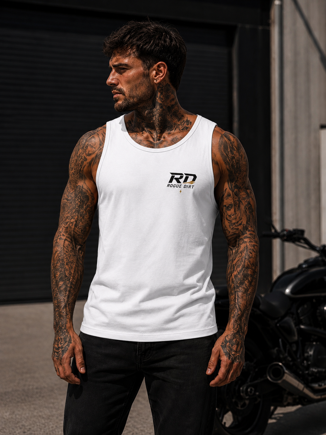 Rogue Dirt Essential White Tank
